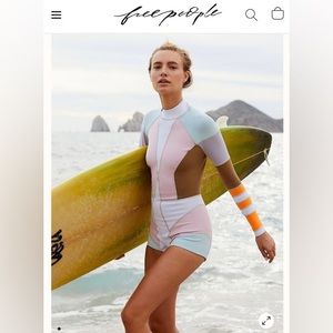 Free People Cynthia Rowley Colorblock Kalleigh Wetsuit